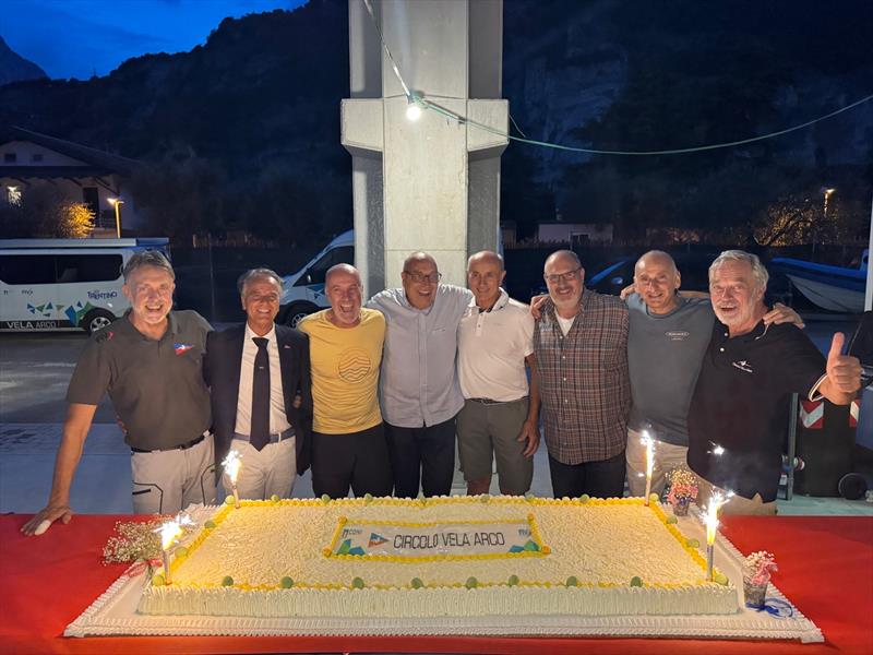A moment from the inauguration of the new Circolo Vela Arco clubhouse with the full board present - photo © Elena Giolai