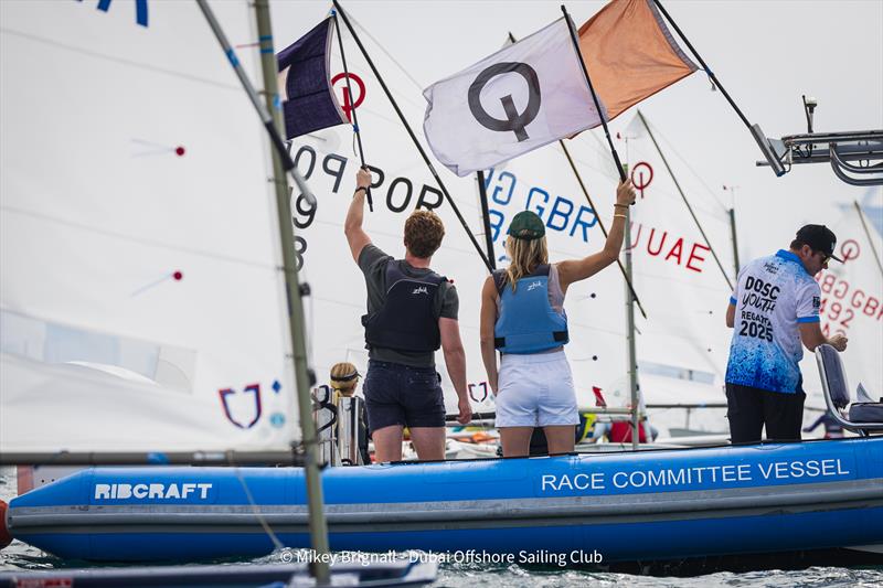 Race Committee Boat UAE Optimist Regatta - photo © Mikey Brignall