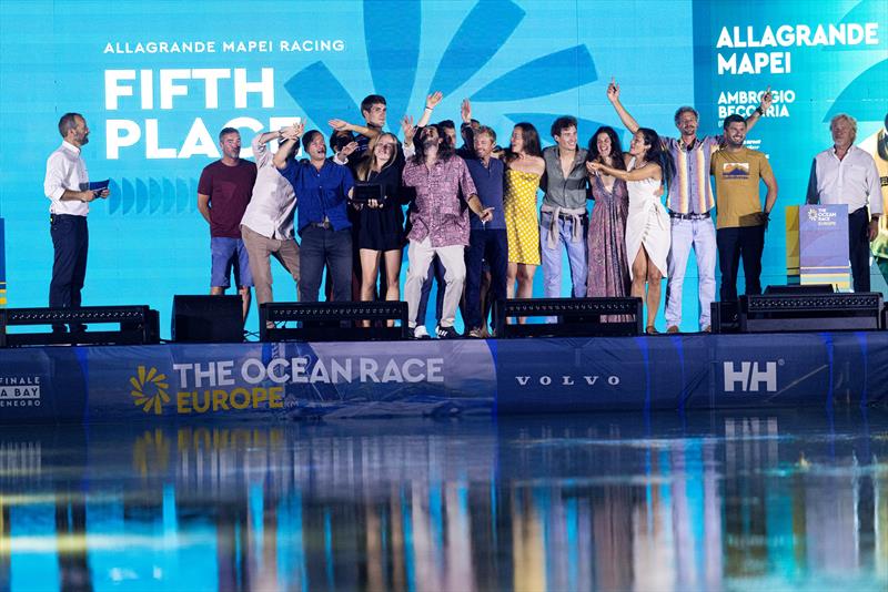 The evening prize-giving at the Boka Bay Hotel as part of The Ocean Race Europe in Boka Bay, Montenegro on September 20 - photo © Lloyd Images / The Ocean Race Europe 2025