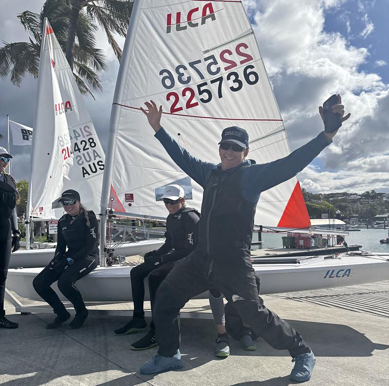 Entertaining the troops at RQYS as only he can (still a kid himself)... Adrian Finglas photo copyright Adrian Finglas taken at Royal Queensland Yacht Squadron