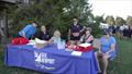 Volunteers gather to welcome Newport Regatta sailors at after-race socials &copy; Sail Newport