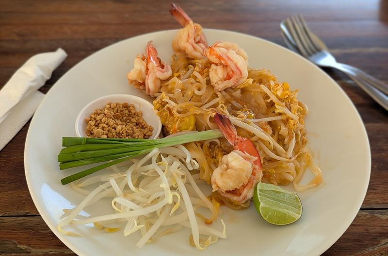 I'm a bit of a fan of the prawn Pad Thai at the Royal Varuna Yacht Club - photo © Mark Jardine