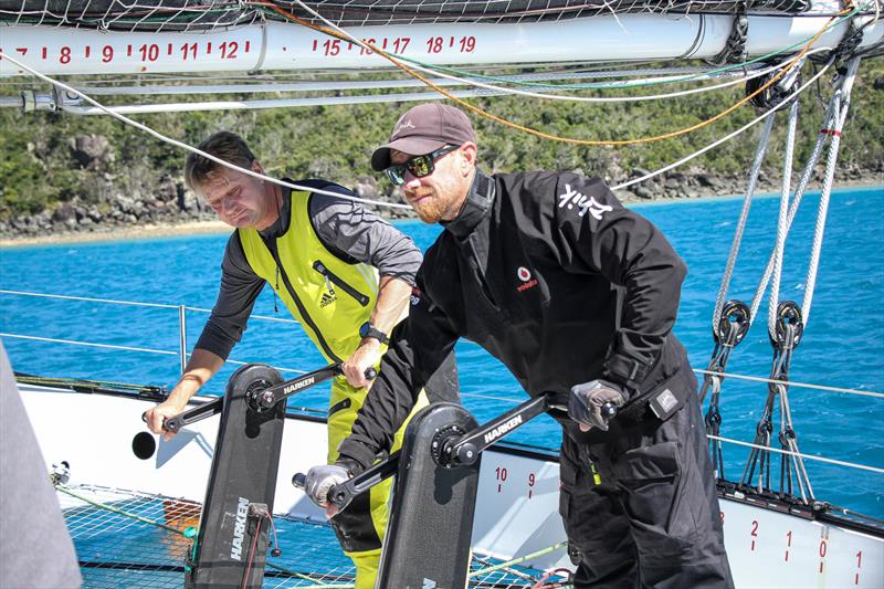 There are no power winches - Beau Geste - Day 5 - Hamilton Island Race Week, August 23, 2019 - photo © Richard Gladwell
