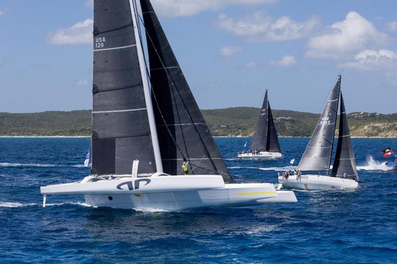 Jason Carroll's MOD70 Argo (USA) took Multihull Line Honours in the 2024 Caribbean 600 - photo © Tim Wright / Photoaction.com