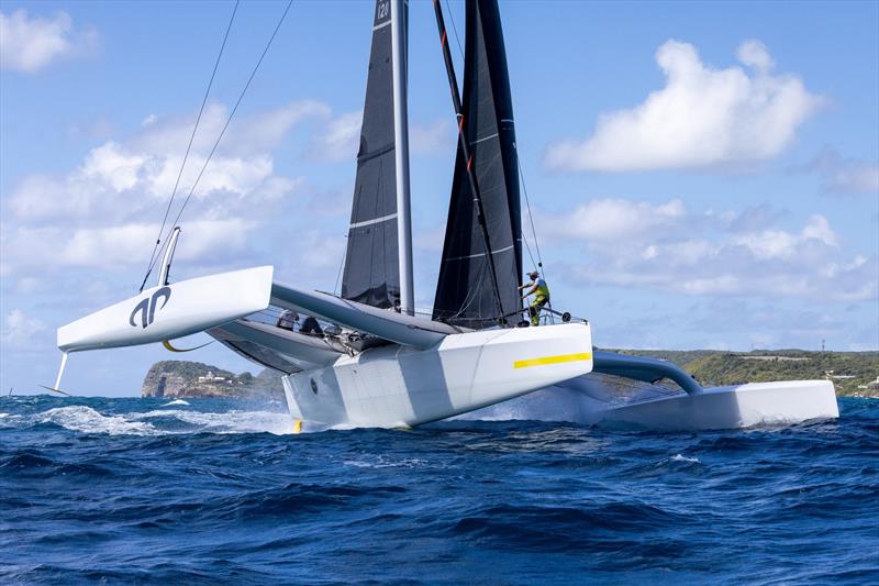 Jason Carroll's Argo is race fit from winning the RORC Transatlantic Race and Antigua 360, but seems unlikely to be able to break her own Caribbean 600 race record this year - photo © RORC / Tim Wright / www.Photoaction.com
