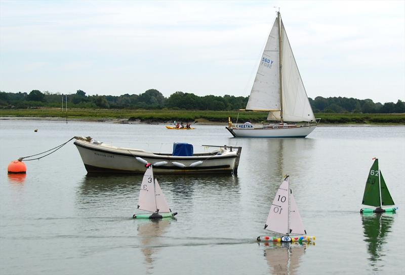 Which boats were travelling faster? Or maybe just a nice photo during the 2025 BOTTLE boat championship at Waldringfield Sailing Club - photo © Roger Stollery