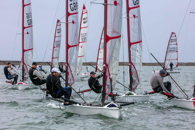 Noble Marine UK Musto Skiff National Championship 2024 photo copyright Tim Olin / www.olinphoto.co.uk taken at Filey Sailing Club and featuring the Musto Skiff class