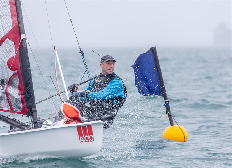 Sam Pascoe on day 1 of the ACO 13th Musto Skiff 2024 Worlds at the WPNSA - photo © Michael Oliver