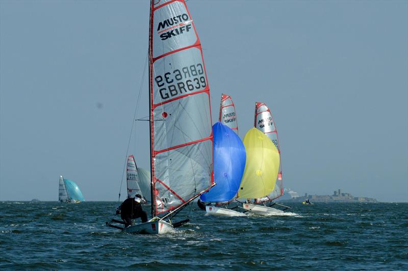 Danny Boatman in the Musto Skiffs at the 2024 Scottish Skiffs Regatta - photo © Dalgety Bay Sailing Club