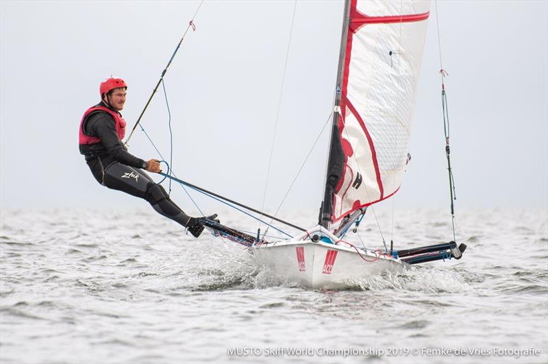 Alexander Greil at the ACO 10th MUSTO Skiff World Championship 2023 in Medemblik - photo © Femke de Vries Fotografie