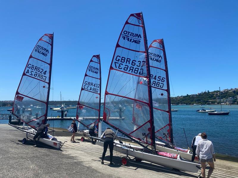 Musto Skiffs at Woollahra Sailing Club in Sydney - photo © Steve Robson