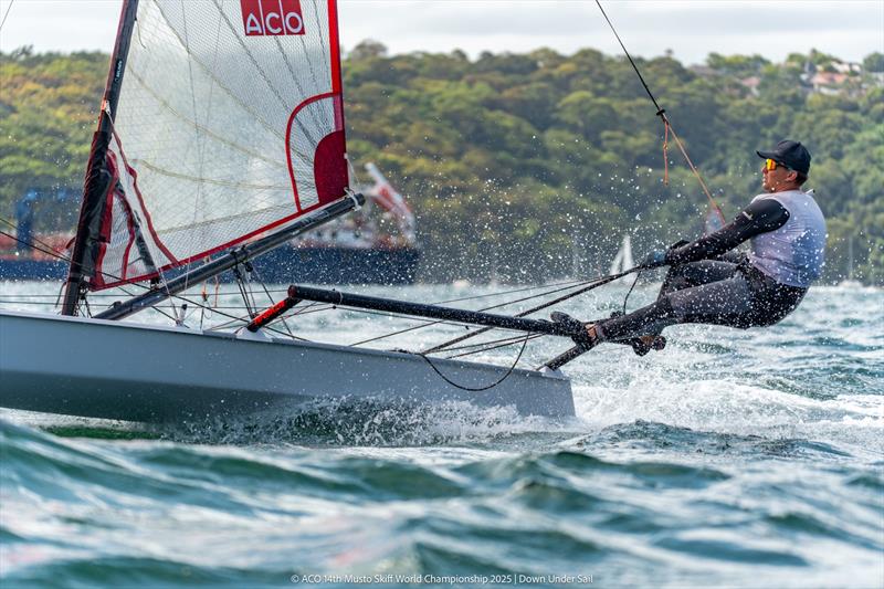 Robert Richardson - ACO 14th MUSTO Skiff World Championship 2025, Sydney, Australia - photo © Down Under Sail