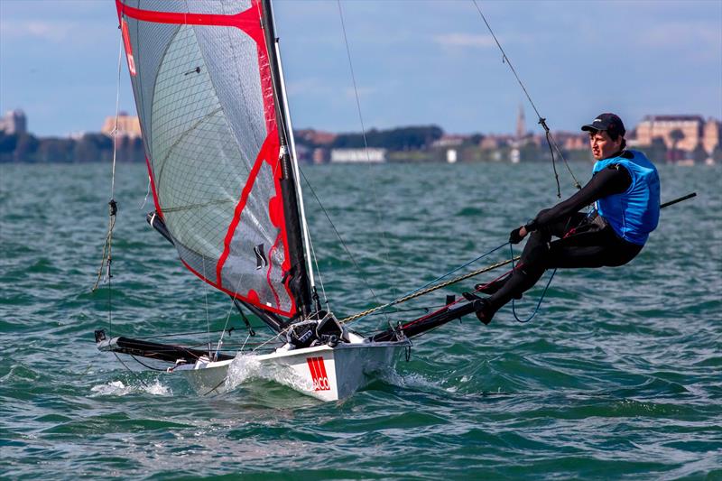 Euan Hurton on Day 4 of the 2025 Noble Marine Musto Skiff UK Nationals - photo © Tim Olin / www.olinphoto.co.uk