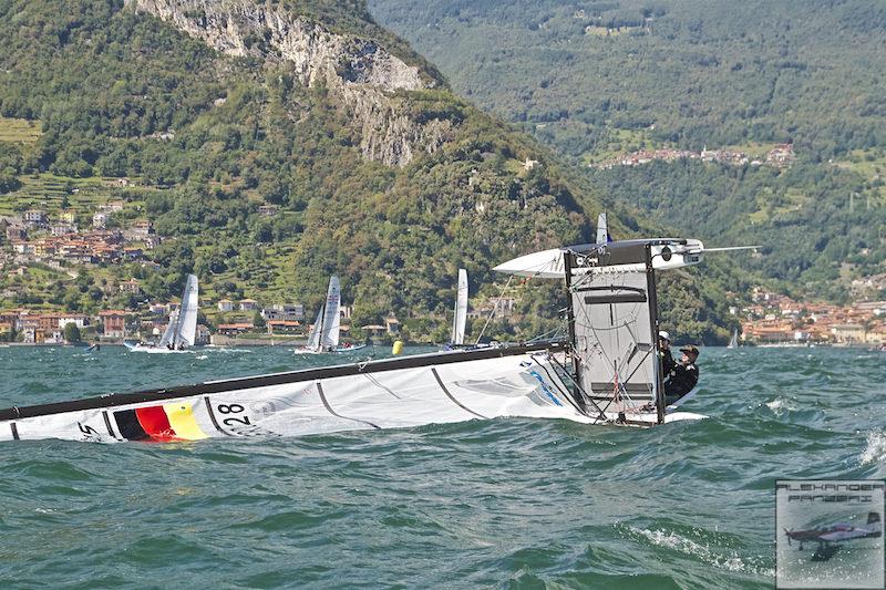 Nacra 15 European Championship at Gravedona, Lake Como, Italy - photo © Alexander Panzeri