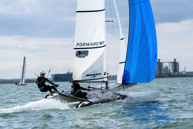 2021 Nacra 15 UK Nationals at Weston - photo © Lotte Johnson / www.lottejohnson.com