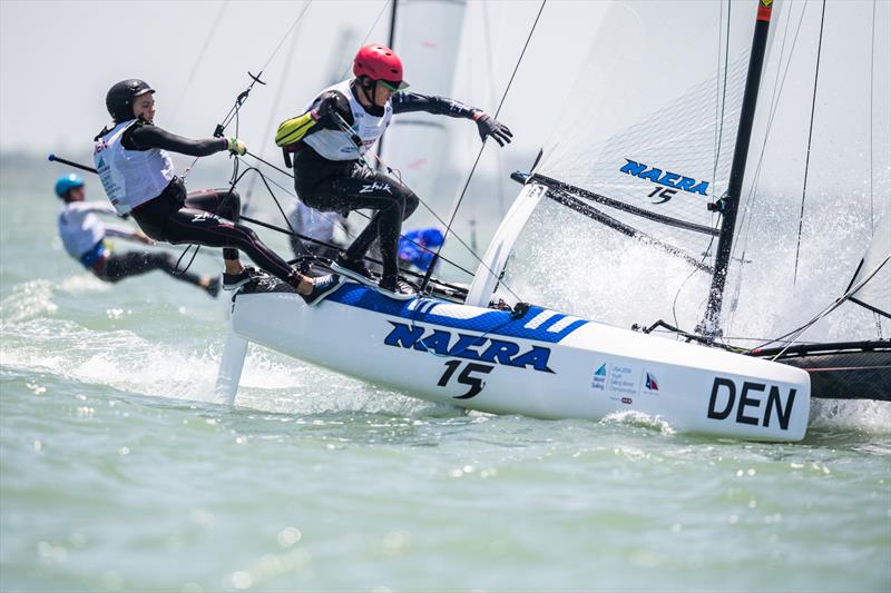 Nacra 15 - Day 3 of the Youth Sailing World Championships in Corpus Christi, Texas - photo © Jen Edney / World Sailing