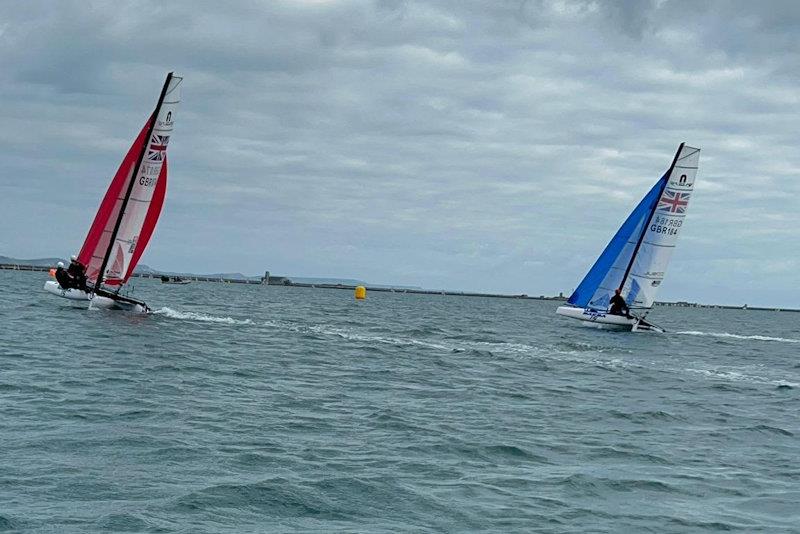 Nacra 15 Winter Training Camp 2 at Weymouth - photo © Charles Patterson