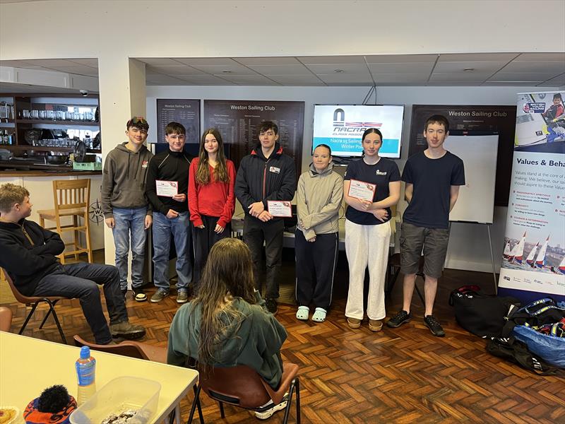 Nacra 15 Regional Weekend at Weston Prize Giving - photo © Roger Cerrato