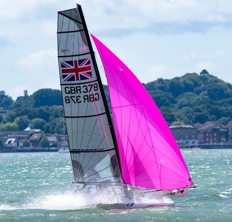 Nacra 15 racing at Warsash - photo © Roger Cerrato
