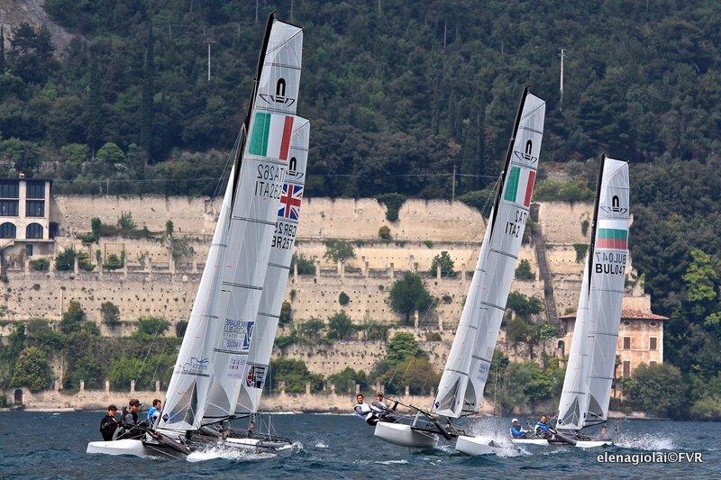 Day 1 of Eurosaf Champions Sailing Cup Leg 2 at Lake Garda - photo © Elena Giolai