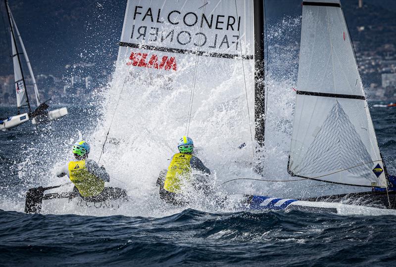 Nacra 17 - 53rd Trofeo Princesa Sofía Mallorca by Iberostar Day 5 photo copyright Sailing Energy / Trofeo Princesa Sofía taken at Real Club Náutico de Palma and featuring the Nacra 17 class