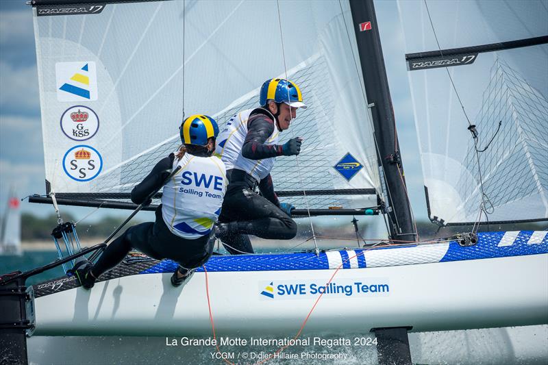 Nacra 17 Worlds at La Grande Motte Day 2 - photo © YCGM / Didier Hillaire