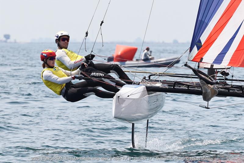 2025 49er, 49erFX, and Nacra 17 European Championships Day 4 - photo © Nikos Pantis