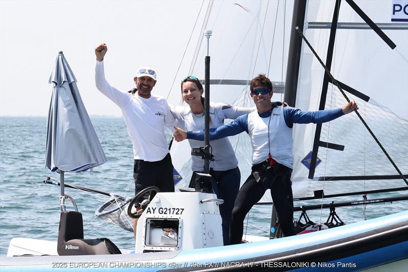 2025 49er, 49erFX, and Nacra 17 European Championships - Day 6 - photo © Nikos Pantis