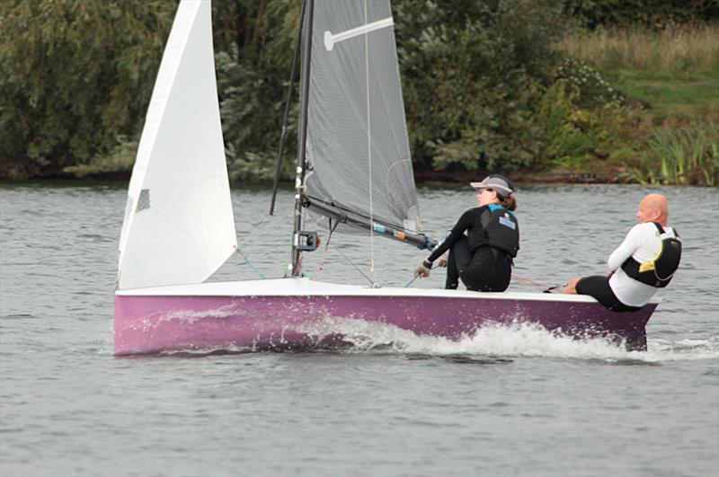 Kevin Iles and Chloe Brisley, overall winners - National 12 training and open meeting at Whitefriars photo copyright Terry Hewlett taken at Whitefriars Sailing Club and featuring the National 12 class