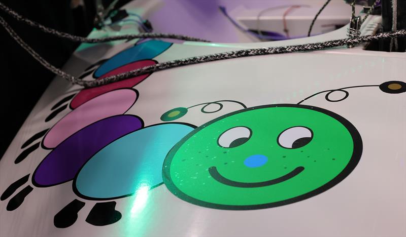 The 'Very Hungry Caterpillar' National 12 at the RYA Dinghy & Watersports Show - photo © Mark Jardine