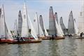 Norfolk Punts pre-start - Barton Regatta © Robin Myerscough