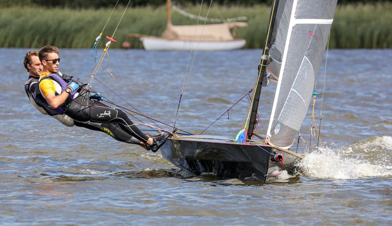 Blackbird (74) during the Norfolk Punt Championships 2023 photo copyright Robin Myerscough taken at Norfolk Punt Club and featuring the Norfolk Punt class