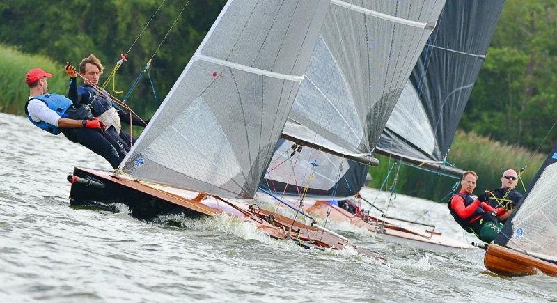 Norfolk Punt National Championships 2025 on Barton Broad - photo © David Edmund Jones