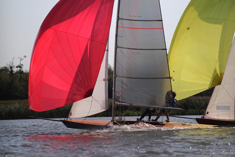 Norfolk Punts 'Greylag' and 'Goosander' - Barton Regatta - photo © Rose Pickard