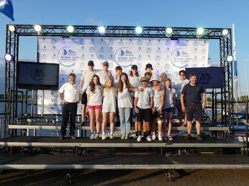 NSSA National Youth Regatta - Milton Keynes & Buckinghamshire team - photo © Fernhurst Books / Draycote Water Sailing Club