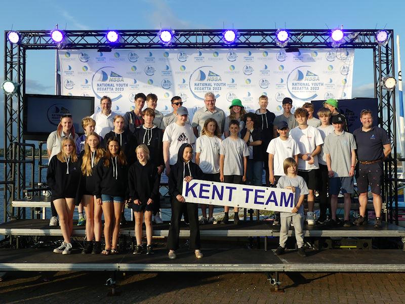 NSSA National Youth Regatta - Kent team - photo © Fernhurst Books / Draycote Water Sailing Club