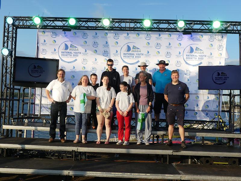 NSSA National Youth Regatta - Derbyshire team - photo © Fernhurst Books / Draycote Water Sailing Club