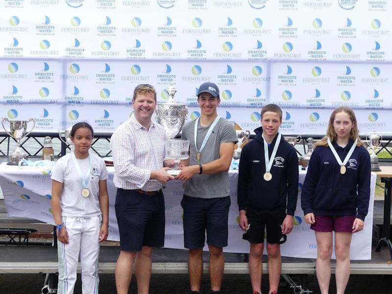 NSSA National Youth Regatta - Topper fleet podium - photo © Fernhurst Books / Draycote Water Sailing Club