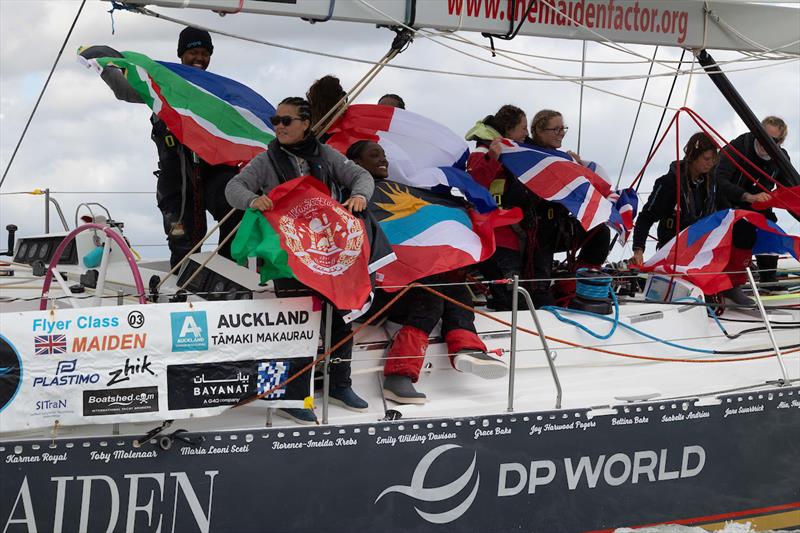 Team Maiden, featuring an international crew photo copyright Tim Bishop / PPL / OGR2023 taken at  and featuring the Ocean Globe Race class