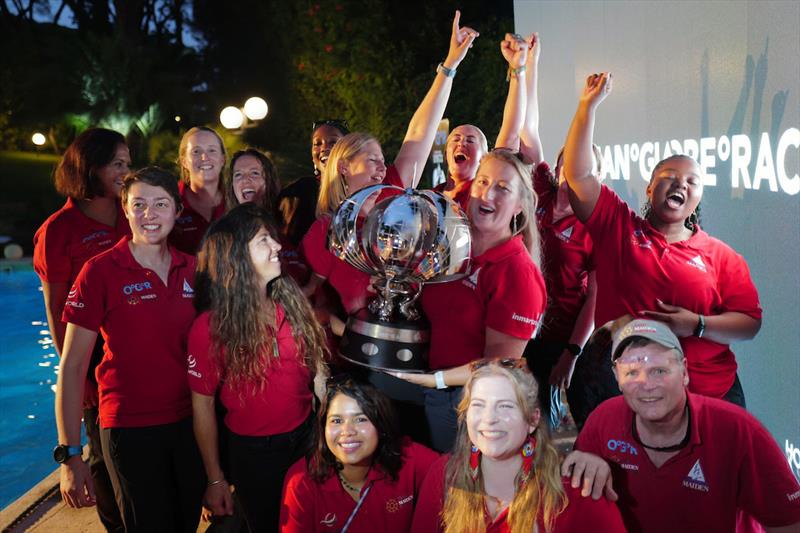 The Maiden crew are crowned winners of the McIntyre Ocean Globe Race! - photo © Rob Havill / OGR2023