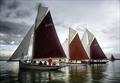 Becalmed Smacks at Mersea Week © Chrissie Westgate