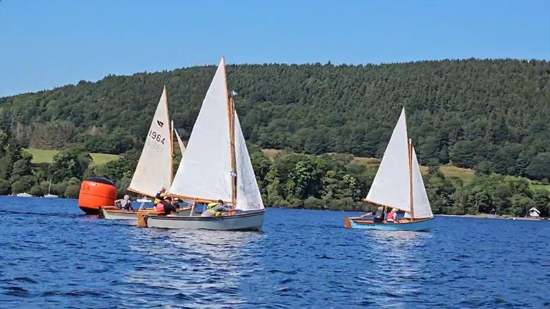 Mark rounding during the Gaffling Dinghy Championship at Ullswater - photo © Mary Gibbs