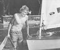 Peter Lester just before winning the 1977 World OK Championships - February 1977 © NZ Yachting