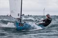 Andy Davis during the 2023 OK Dinghy World Championship, Lyme Regis, UK &copy; Robert Deaves / www.robertdeaves.uk