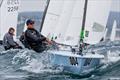 Chris Turner during the 2023 OK Dinghy World Championship, Lyme Regis, UK &copy; Robert Deaves / www.robertdeaves.uk
