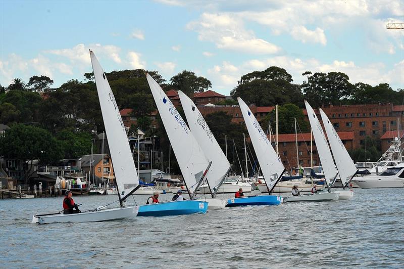 Downwind on day 3 at the Australian OK Nationals - photo © Bruce Kerridge