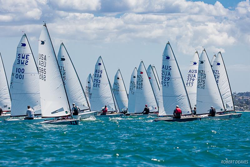 Start Race 1 - Day 1, 2019 Symonite OK Worlds, Wakatere BC, February 10, 2019 - photo © Robert Deaves