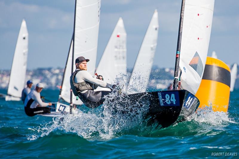 Andrew Phillips - Symonite OK Dinghy Worlds, Day 4 - photo © Robert Deaves