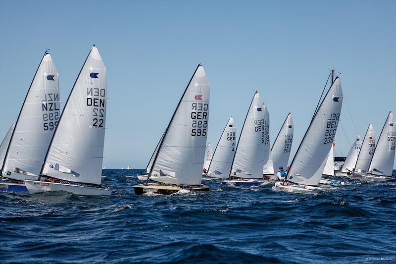 OK dinghies in top conditions on the opening day of the Kiel Week Regatta - photo © ChristianBeeck.de / Kieler Woche 