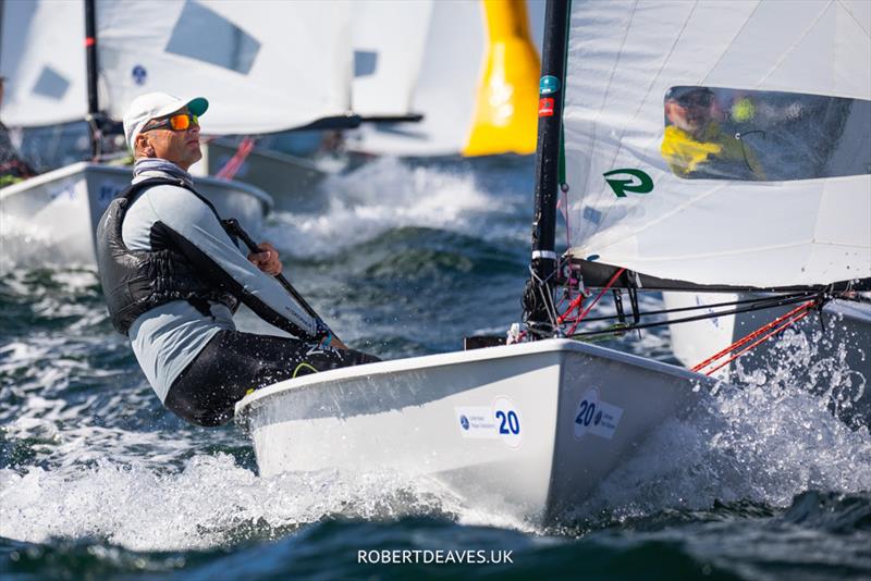 Jens Eckardt, DEN - OK Dinghy Worlds in Marstrand day 3 - photo © Robert Deaves